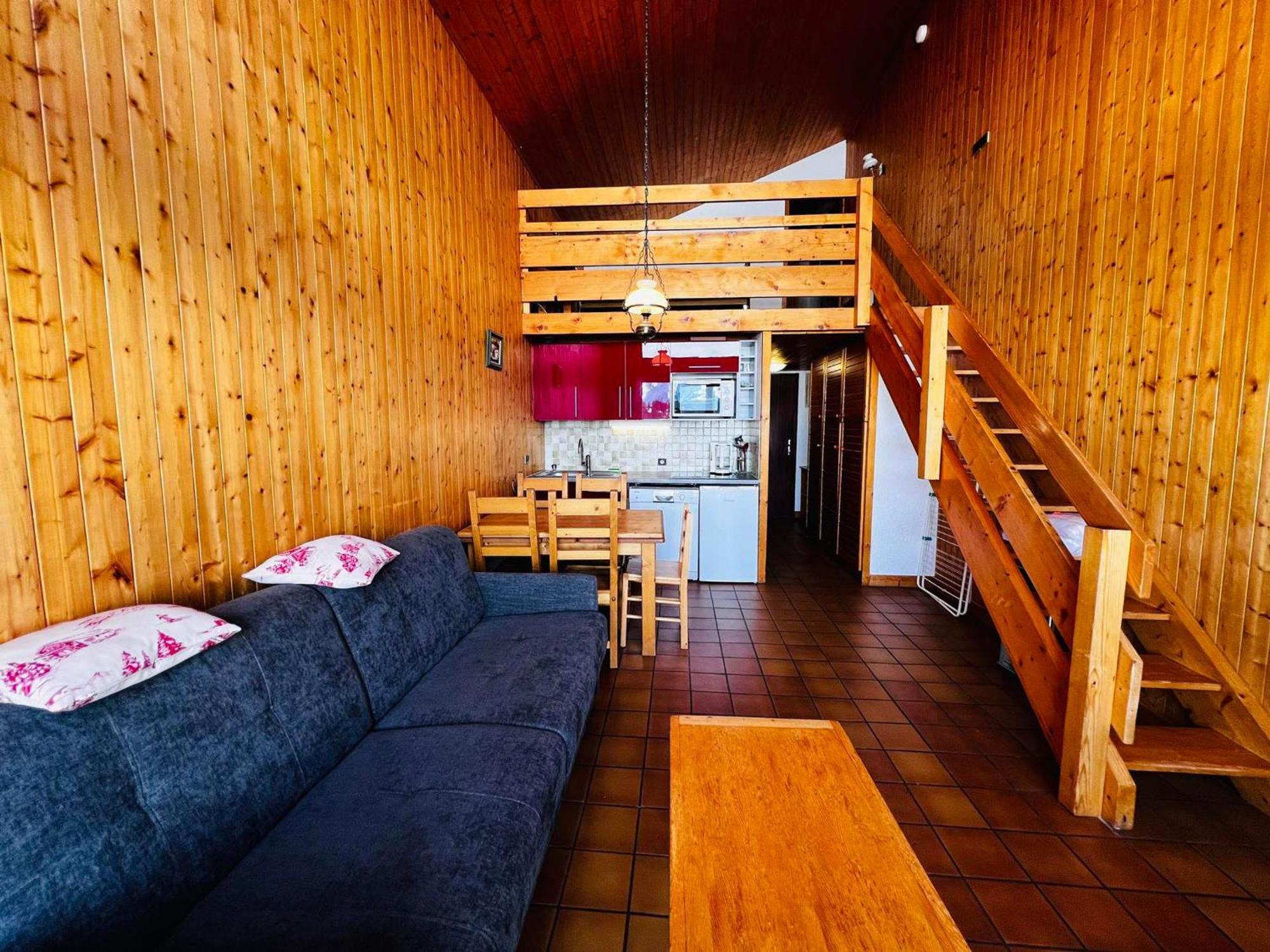 Les Saisies - 2 Pieces Mezzanine Pour 7 Pers Avec Balcon Sud - Fr-1-293-10 Daire Dış mekan fotoğraf